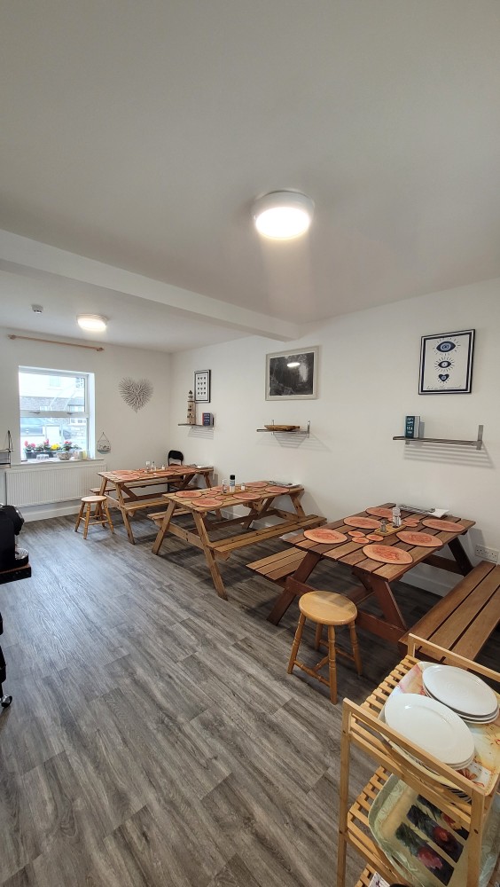 Communal dining space