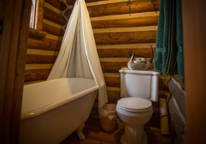 Historic Log Cabin interior